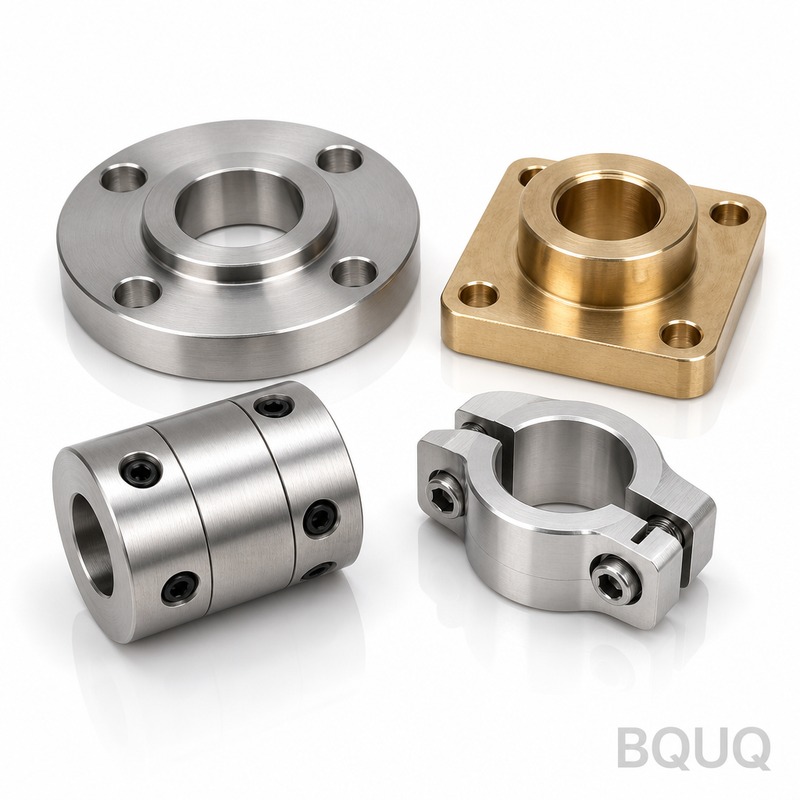 BQUQ CNC加工精密法兰联轴器 | 零跳动轮毂