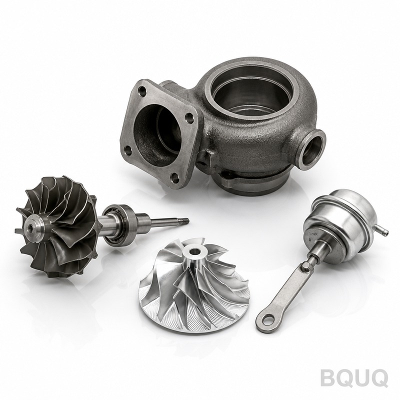 BQUQ CNC加工涡轮增压器零件 | 中国精密制