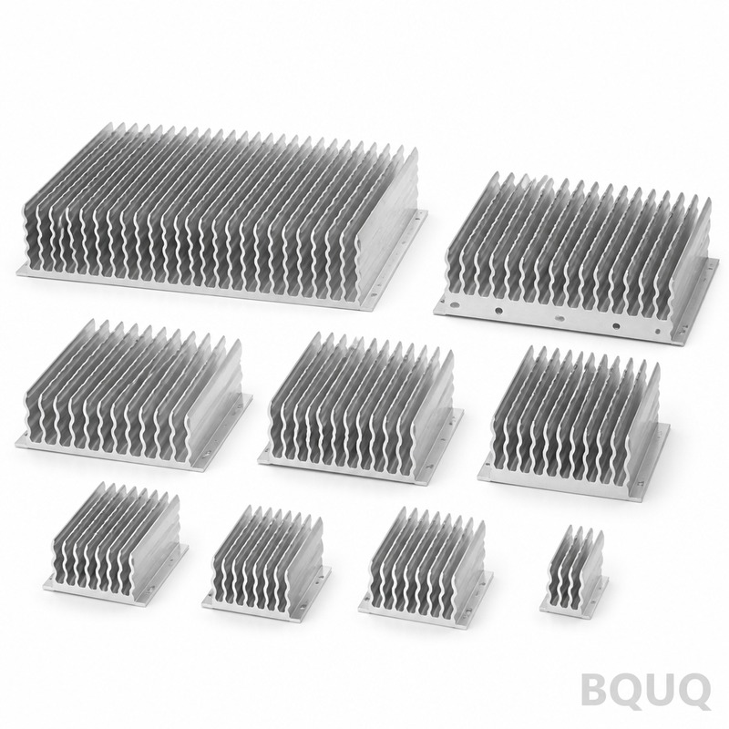 BQUQ波纹翅片散热器精密CNC加工与冲压
