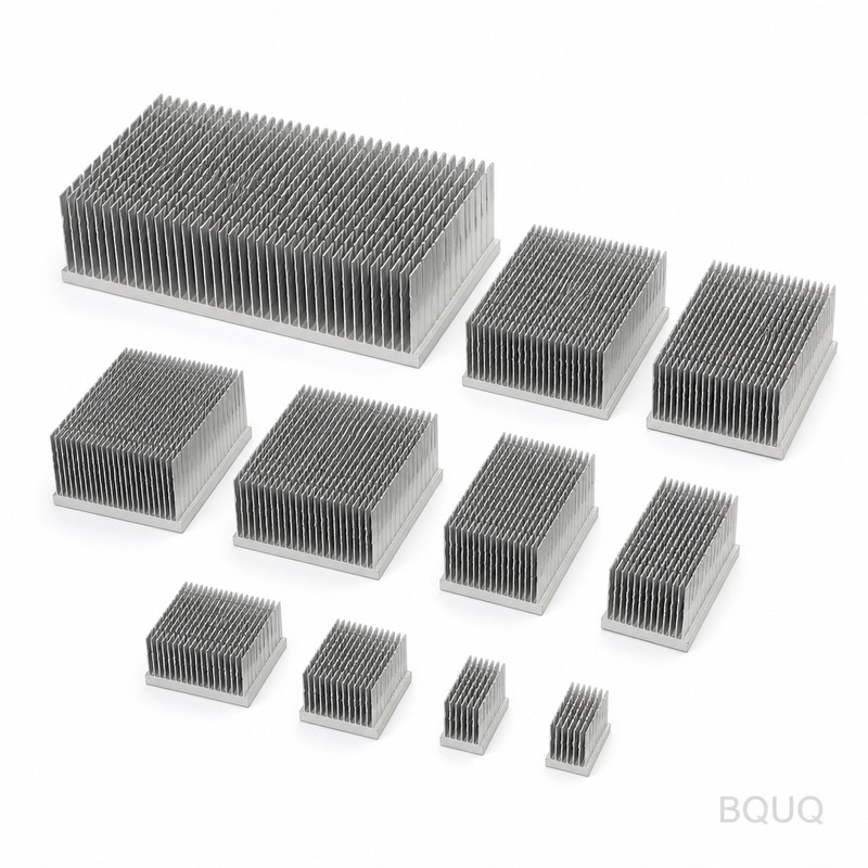 BQUQ折叠翅片铝散热器 | 精密CNC制造，中国