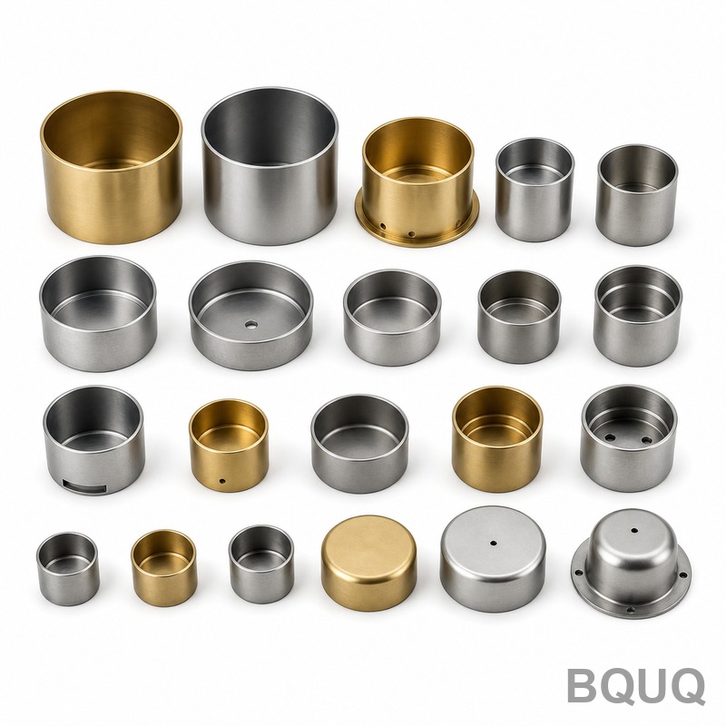 BQUQ精密深拉深金属杯系列 | 公差±0.01m