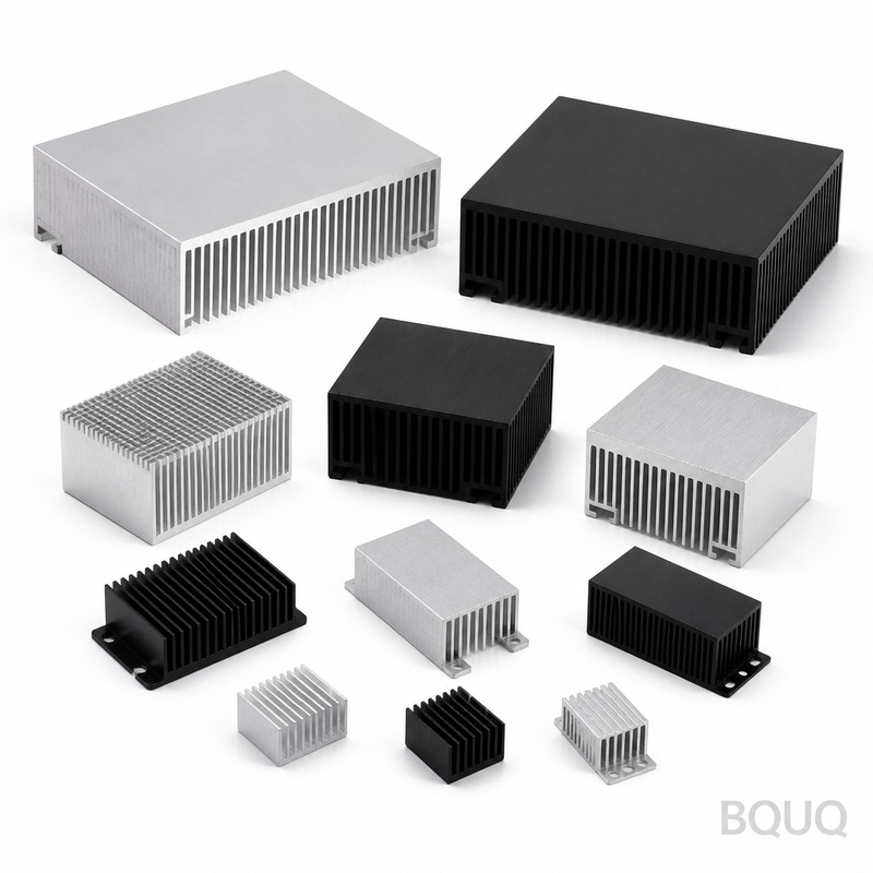 BQUQ热电冷却器散热片 | 中国精密CNC散热片制造商