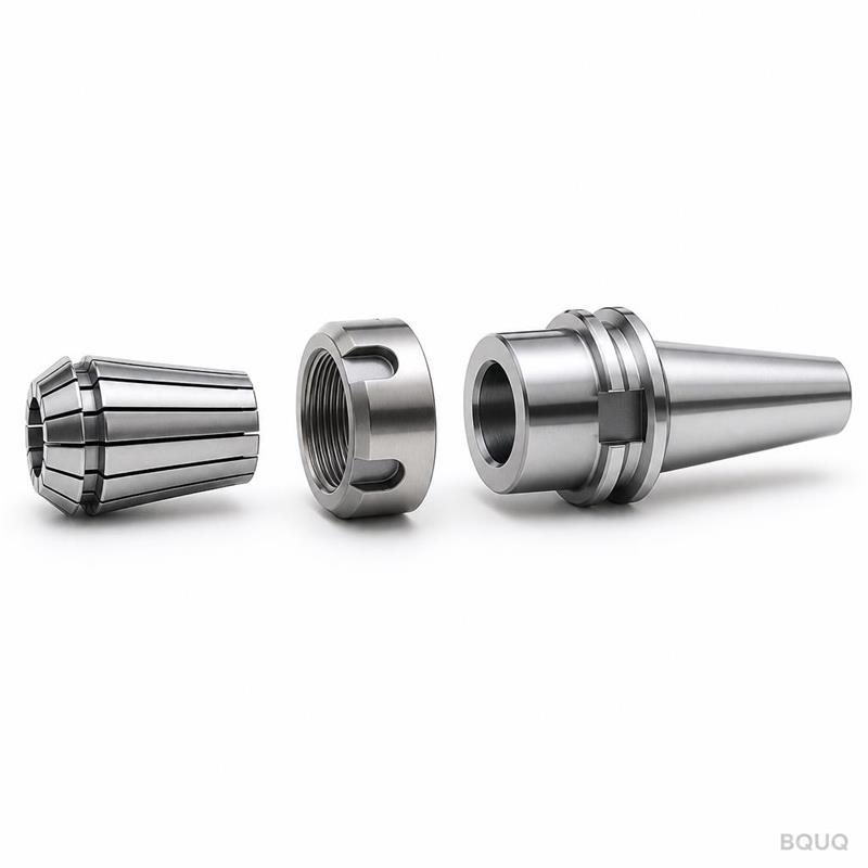 BQUQ CNC加工ER夹头卡盘分解件夹头螺母本体