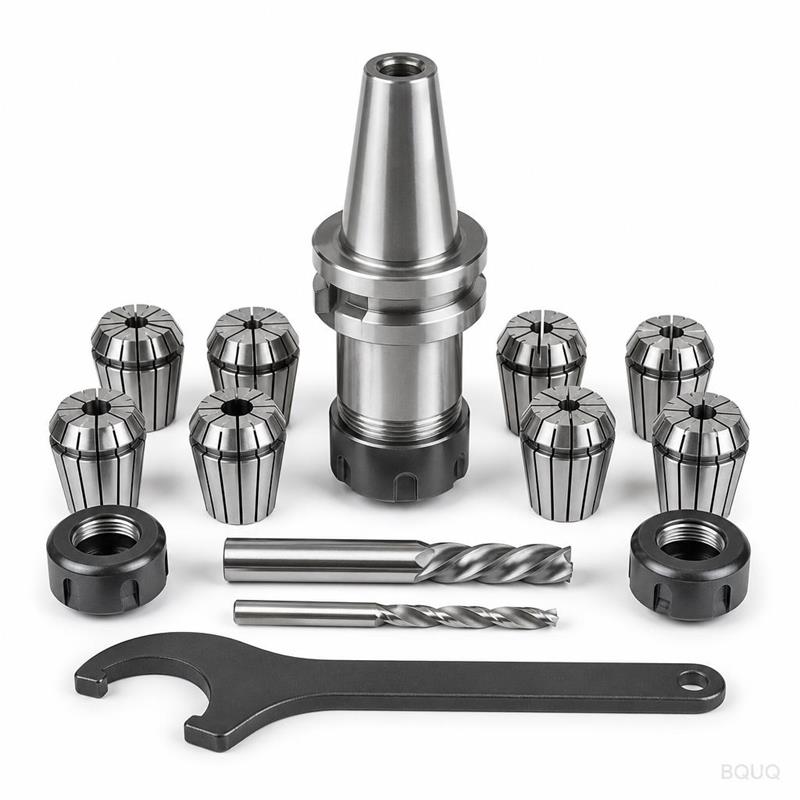 定制CNC夹头刀柄工具套装含铣削钻削刀具 | BQ