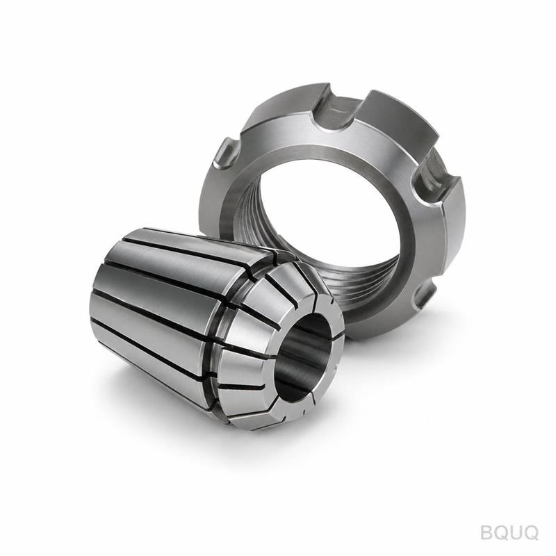 BQUQ CNC加工ER16弹簧夹头刀柄及夹头螺母