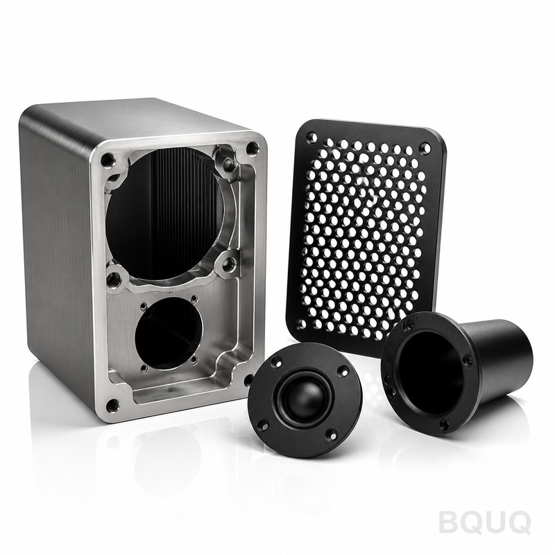 CNC加工扬声器外壳零件 | BQUQ精密制造