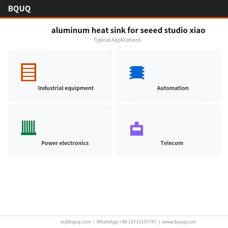 适用于 Seeed Studio XIAO 的铝制散热器