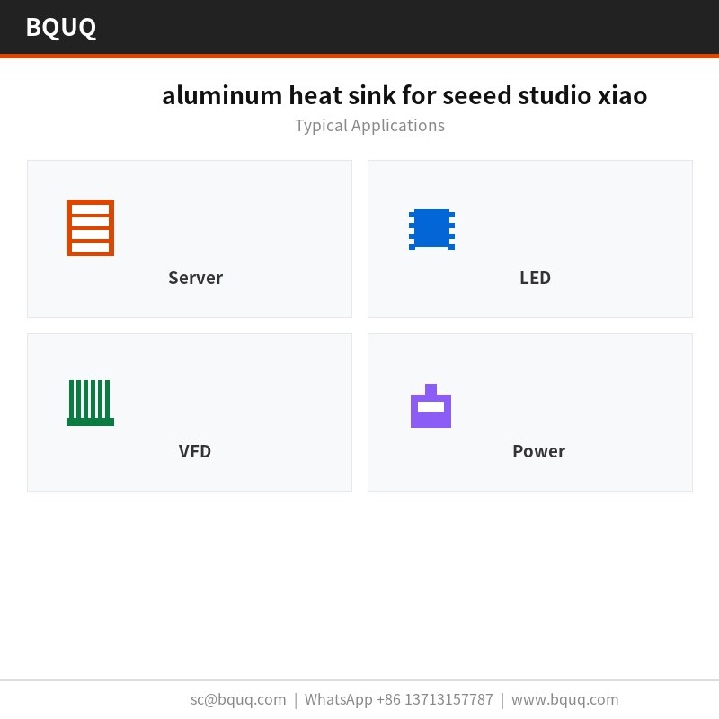用于 Seeed Studio XIAO 的铝制散热器