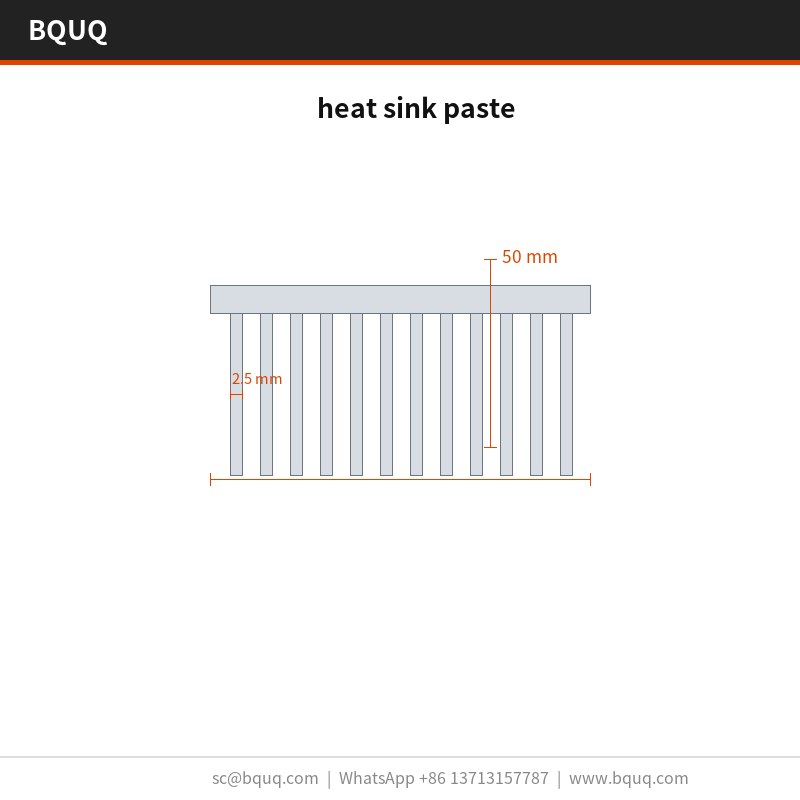 导热硅脂 | 0.8 mm 翅片 | BQUQ